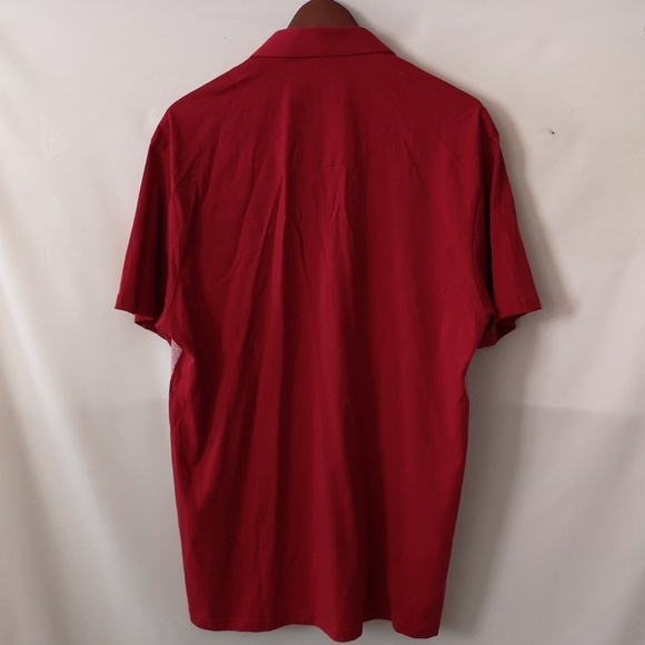 Swade British Designed Men's New without Tags Dress Golf Shirt Red Design 2XL - Picture 6 of 6